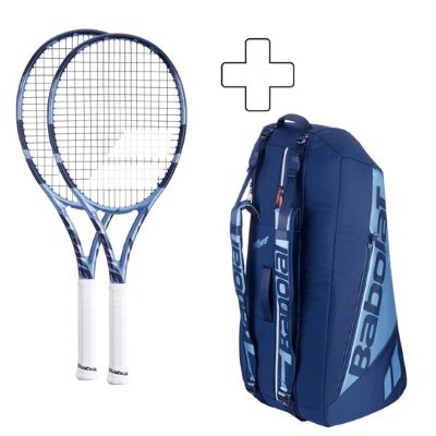 Pack 2 Raquetas Pure Drive + Raquetero
