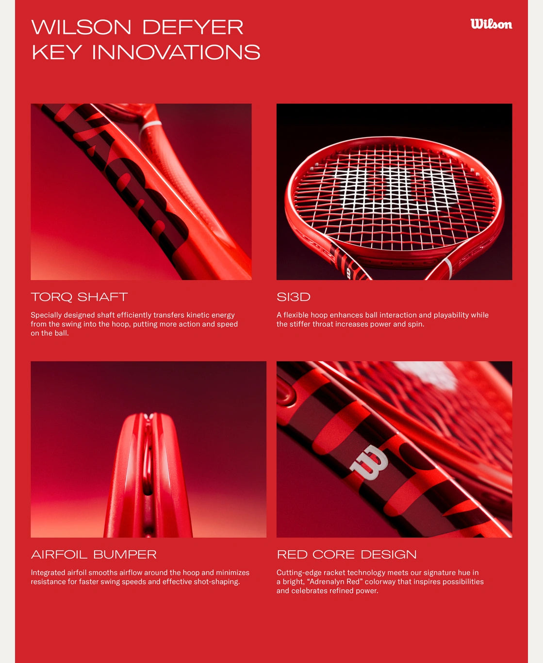 Raqueta Wilson Defyer 98 Pro V1